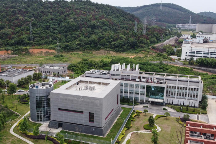 A laboratory on the campus of the Wuhan Institute of Virology in Wuhan in China's central Hubei province in May 2020. Focus has turned back to the facility as a possible origin of the coronavirus pandemic.