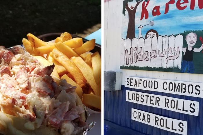 "My wife and I stumbled on this place while cruising coastal Maine in 2019 and we got the biggest and tastiest lobster rolls I've ever eaten," said Karen's Hideaway patron JS O'Connor.