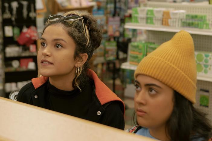 Lupe (Victoria Moroles) and Sunny (Kuhoo Verma) are snubbed at the pharmacy when Lupe needs a morning-after pill.