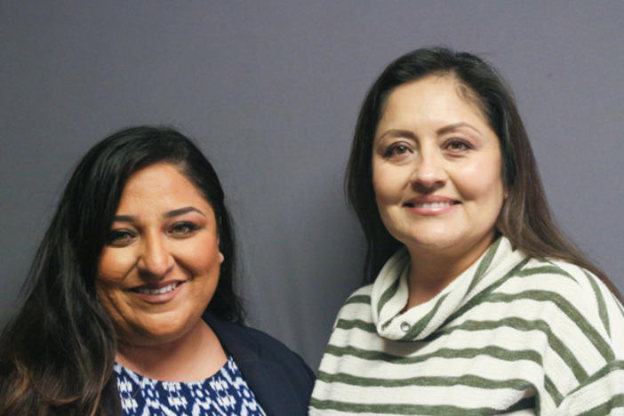 At their StoryCorps interview in Las Cruces, N.M., in March 2020, Melanie Dunne, left, and Marissa Miranda remembered the late Cpl. Josh Dunne.