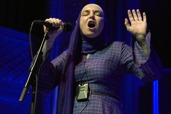Sinead O'Connor performs at August Hall in San Francisco, Calif., in February 2020.