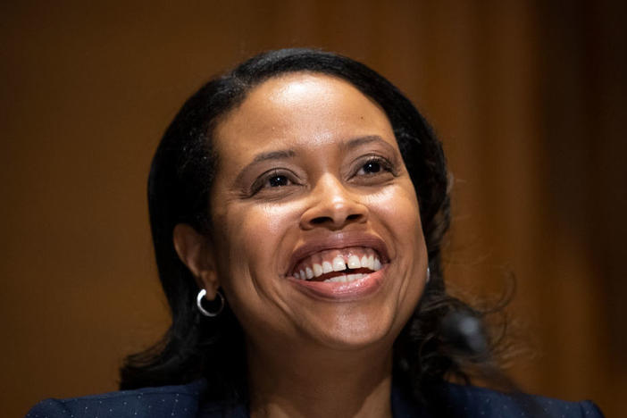 Chiquita Brooks-LaSure, sworn in last week as the administrator of the Centers for Medicare & Medicaid Services, says she will focus on improving Americans' access to health care. Any discussions of shoring up Medicare funding, she says, should also entail strengthening the program's benefits.