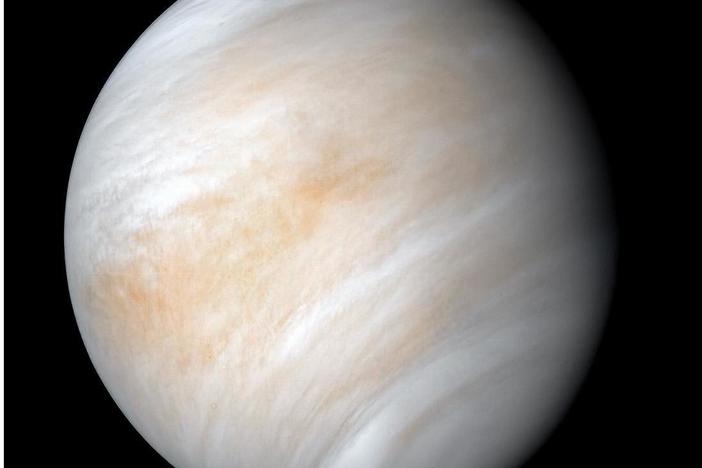 An image of Venus taken by NASA's Mariner 10 spacecraft as it sped past the planet in February 1974. NASA has decided to send two new probes to explore Venus.