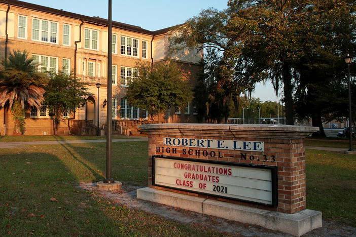 Robert E. Lee High School in Jacksonville, Fla., is one of many schools in Duval County named after Confederate figures.