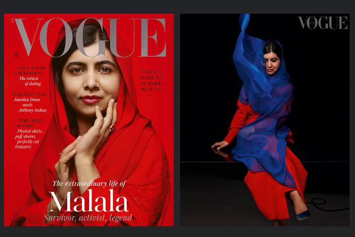 Malala Yousafzai is the subject of the cover story in the new issue of <em>British Vogue</em>. A comment she made about marriage has prompted social media outrage in Pakistan.