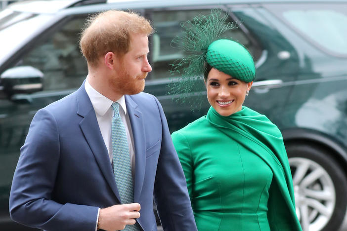 LONDON, ENGLAND - MARCH 09: Prince Harry, Duke of Sussex and Meghan, Duchess of Sussex attend the Commonwealth Day Service 2020 at Westminster Abbey on March 09, 2020 in London, England. The Commonwealth represents 2.4 billion people and 54 countries, working in collaboration towards shared economic, environmental, social and democratic goals.