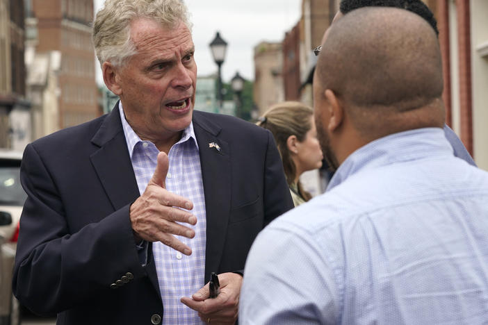 Former Virginia Gov. Terry McAuliffe, seen here on May 29, has won the Democratic primary in a bid to regain his old job.