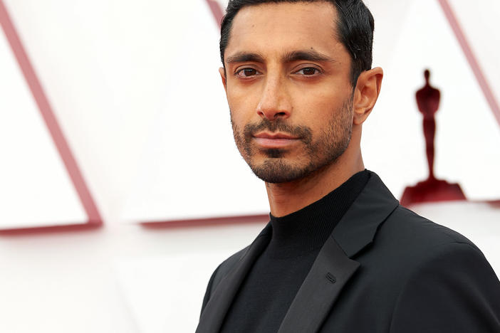 Riz Ahmed at the 2021 Academy Awards.