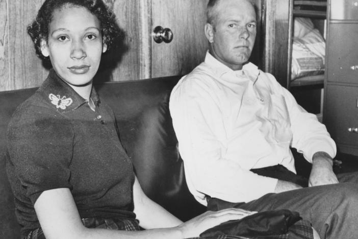 This Jan. 26, 1965, file photo shows Mildred Loving and her husband Richard P Loving. Bernard S. Cohen, who successfully challenged a Virginia law banning interracial marriage.