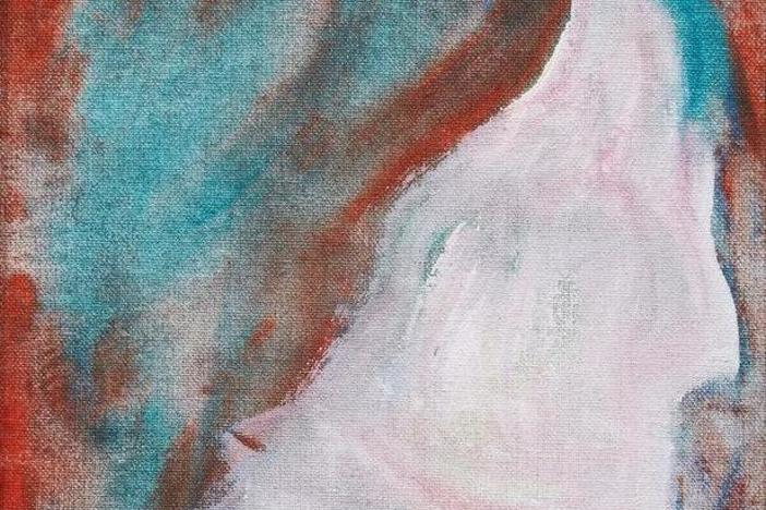 Painting by David Bowie on auction.