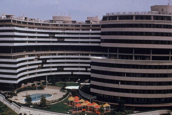 The Watergate Complex in Washington, D.C. housed the Democratic National Committee's headquarters in 1972.