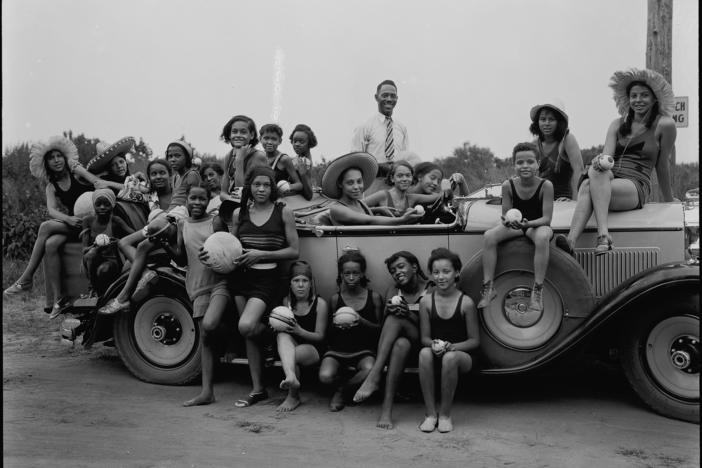 YWCA camp for girls. Highland Beach, Maryland, 1930. These photos are from the Scurlock Studio Collection at the Smithsonian National Museum of American History. <strong>Read more</strong> about the photos at the end of this story.