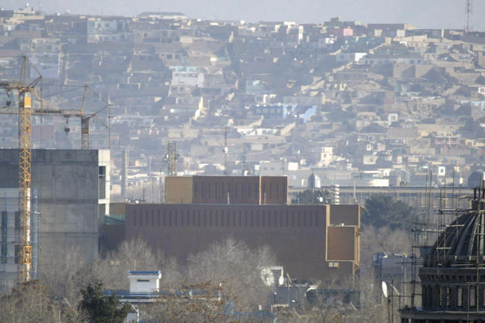 A general view of the U.S. Embassy in Kabul, Afghanistan in 2013. The embassy is facing a coronavirus outbreak, according to the State Department.