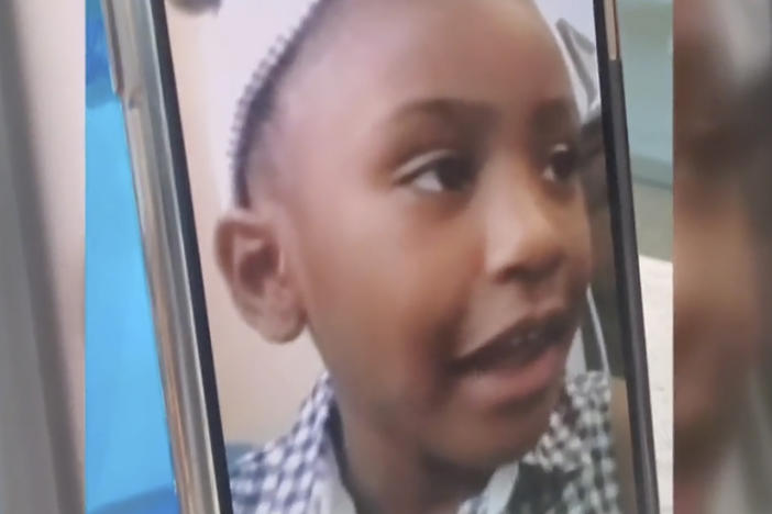 Gianna Floyd, the 7-year-old daughter of George Floyd, appears in a video played Friday during victim impact statements in the sentencing of former Minneapolis police officer Derek Chauvin in Minneapolis.