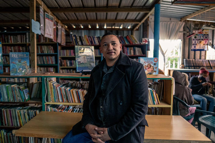 Terence Crowster, who has been an avid reader since he was young, solicited donations to start the Hot-Spot Library in Scottsville, Cape Town, so kids would have a safe place to connect with books.