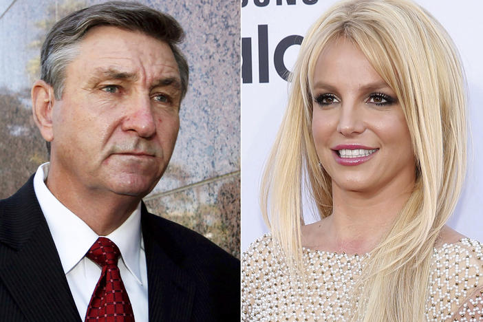 A judge has denied Britney Spears' request to remove her father, Jamie Spears, as a co-conservator.