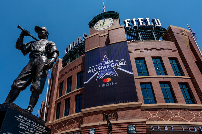 Coors Field in downtown Denver, where Major League Baseball's All-Star Game will be held Tuesday night. The game was originally to be held in the Atlanta area.
