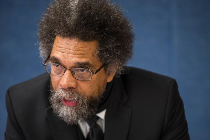 Cornel West, here at the National Press Club in Washington, D.C., in 2016, suggests in his resignation letter that politics were a factor in Harvard University's decision not to extend tenure to him.