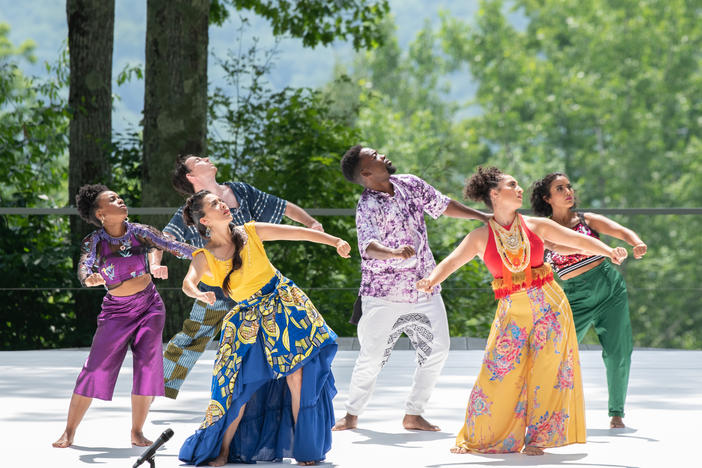 Faced with limited access to conventional stages, troupes like Contra-Tiempo are taking advantage of striking outdoor spaces at Jacob's Pillow this summer.