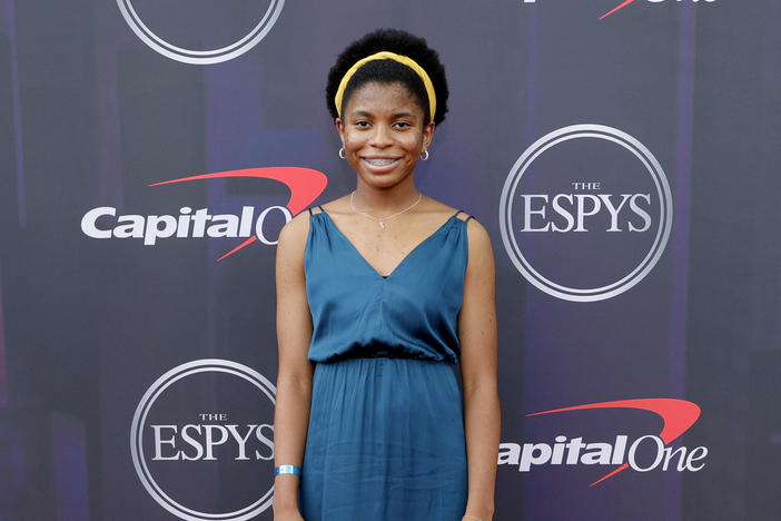 Zaila Avant-garde attends the 2021 ESPY Awards on July 10 in New York City. She says she's enjoyed the traveling since winning the spelling bee.