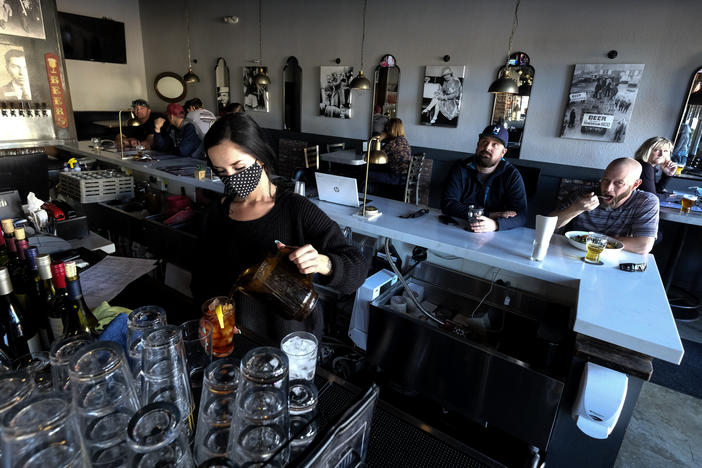 A combination of dependency on tips and requirements to appear positive on the job — "service with a smile" — contributes to a culture of sexual harassment in the service industry, a new study says.