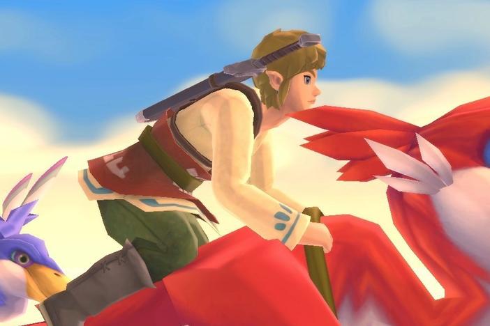 Take a flight on a Loftwing in the new <em>Skyward Sword HD.</em>