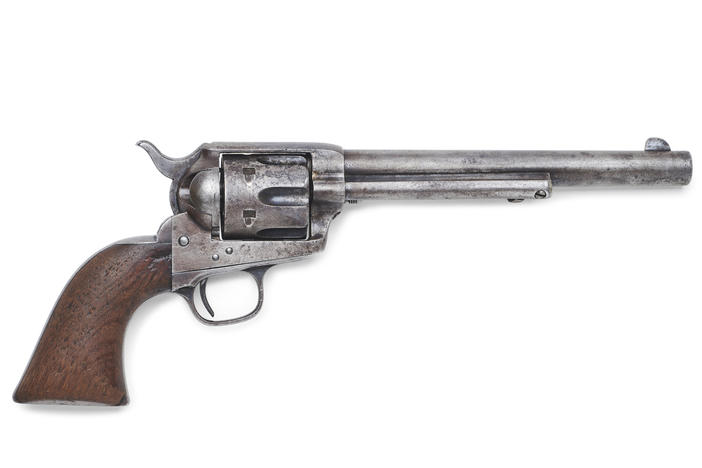 Pat Garrett's Colt single action army revolver was used to gun down Billy the Kid.
