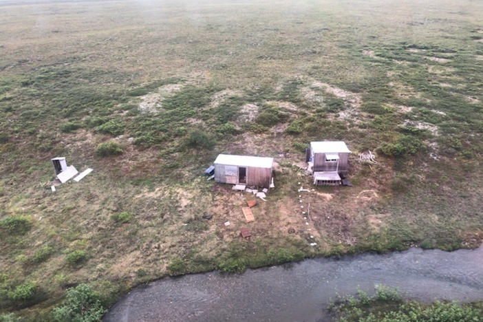 The survivor of a bear attack was rescued from a remote mining camp near Nome, Alaska, by a Coast Guard Air Station Kodiak crew earlier this month.