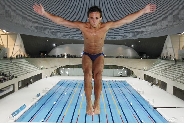 British Olympic diver Tom Daley won his first gold medal on Monday after competing in three other Olympic games.