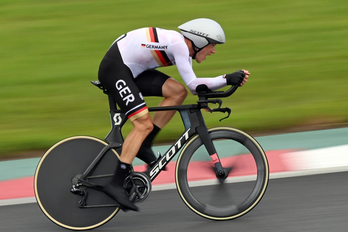 German cyclist Nikias Arndt said he was "appalled" an official from his country's cycling federation shouted a racial slur during the men's time trial at the Tokyo Games.
