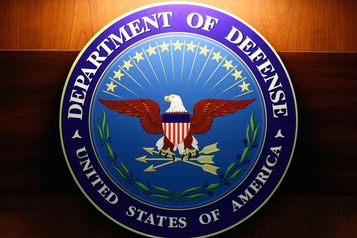 The seal of the Department of Defense.