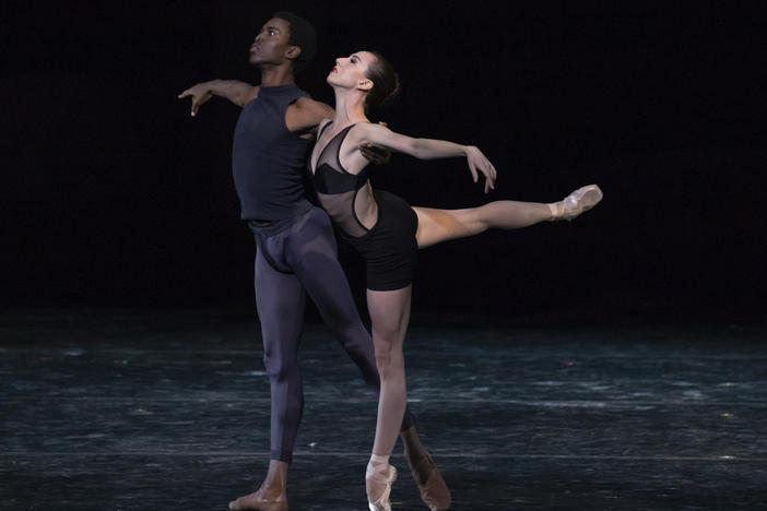 Calvin Royal III and Isabella Boylston perform "This Bitter Earth" at the 2018 Vail Dance Festival.