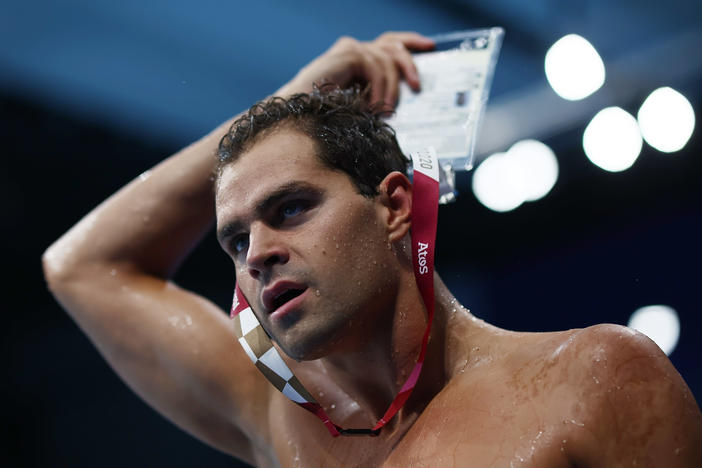 Swimmer Michael Andrew of Team USA made headlines earlier this month when he confirmed to a reporter that he has not been vaccinated.