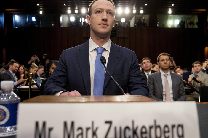 Facebook CEO Mark Zuckerberg arrives to testify before a joint hearing of the Commerce and Judiciary Committees on Capitol Hill in Washington in April 2018. In July 2020, Holocaust survivors around the world urged Facebook head Mark Zuckerberg to take action to remove denial of the Nazi genocide from the social media site.