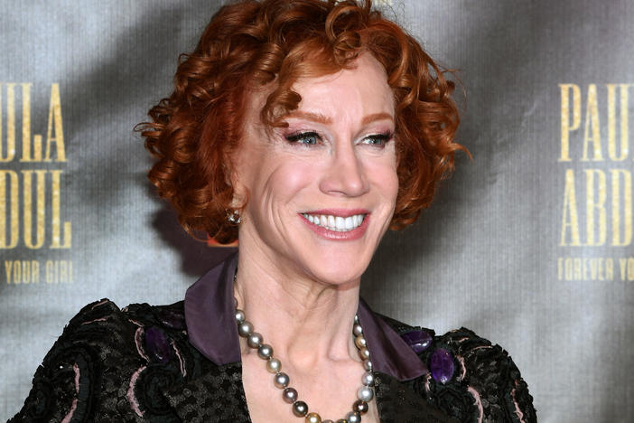 Comedian Kathy Griffin attends the official opening of Paula Abdul's Flamingo Las Vegas residency "Paula Abdul: Forever Your Girl" at The Cromwell Las Vegas on October 24, 2019.