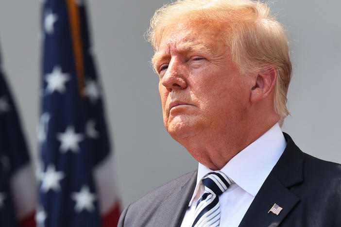 Former President Donald Trump's lawyers filed a motion in federal court Wednesday seeking to block the release of his tax returns to a Democratic-led House committee.
