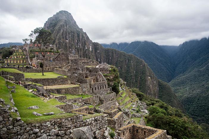 The archaeological site of Machu Picchu, in Cusco, Peru, seen during its pandemic reopening ceremony on November 1, 2020. Researchers have found new evidence of human habitation there  three decades earlier than previously believed.