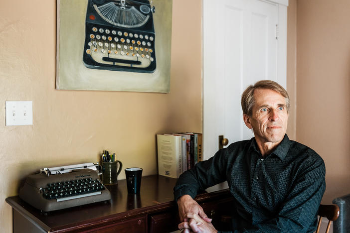 For years, Robert Shireman, shown here at his home in Berkeley, Calif., has been accused of corruptly sharing insider information with investors while serving as a federal official. Those claims aren't true. But they live on.