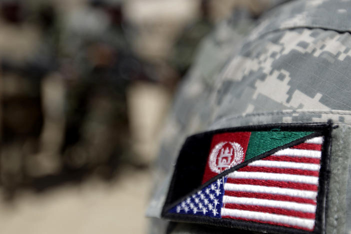 An Afghan interpreter with the U.S. Army is pictured in 2010. Many interpreters now fear for their lives with the Taliban taking power.
