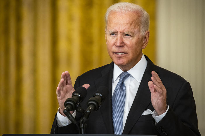 President Biden and his predecessor, former President Donald Trump, agree that American troops should leave Afghanistan.