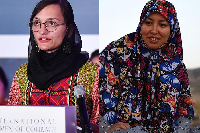 Fawzia Koofi (from left), Zarifa Ghafari and Salima Mazari are among the female politicians working to protect the rights of women in girls in Afghanistan.