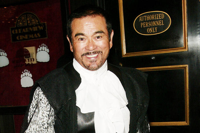Sonny Chiba at the New York Premiere of <em>Kill Bill Vol. 1</em>.