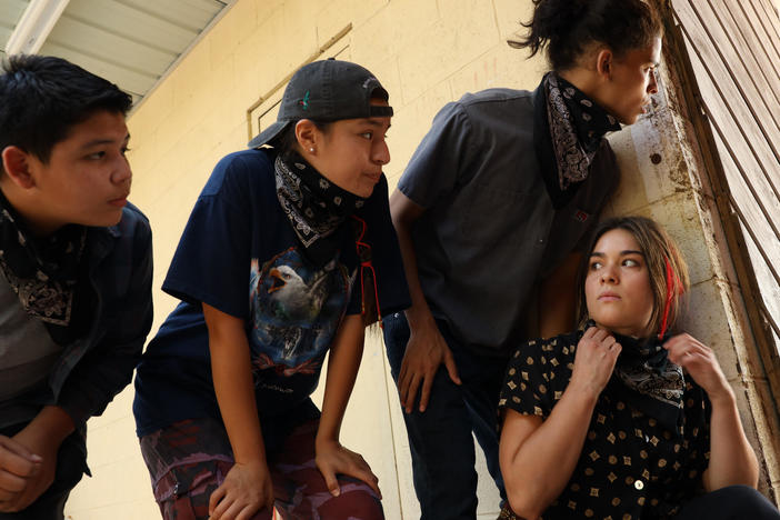 In the new show <em>Reservation</em> <em>Dogs, </em>four Native teens commit crimes to fund their efforts to leave their home in rural Oklahoma.