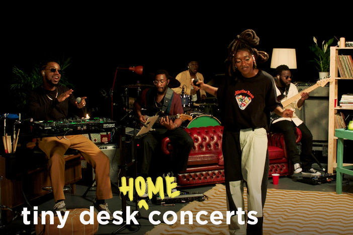 Little Simz performs a Tiny Desk (home) concert.