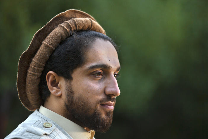 The U.K.-educated Ahmad Massoud (shown here in 2019) is the son of legendary commander Ahmad Shah Massoud and, like his father, is amassing resistance forces in Panjshir province.