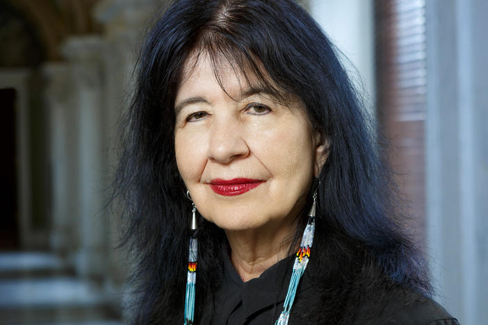 Joy Harjo's memoir is <em>Poet Warrior. </em>She plays saxophone and recites poetry on her new album, <em>I Pray for My Enemies.</em>