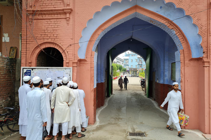 The main entrance to the campus of the Darul Uloom seminary in Deoband, India, where the Deobandi strain of Islam was founded in the 19th century. Among its more recent adherents are the Taliban.