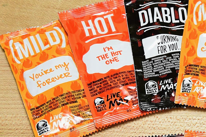 Taco Bell wants customers to collect its sauce packets so they can be turned into other products rather than sent to the landfill.