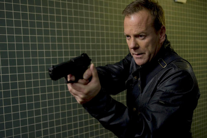 Kiefer Sutherland as Jack Bauer in the 2014 TV show 24: Live Another Day.