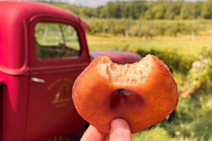 Alex Schwartz is hunting for the best cider doughnuts New England has to offer.